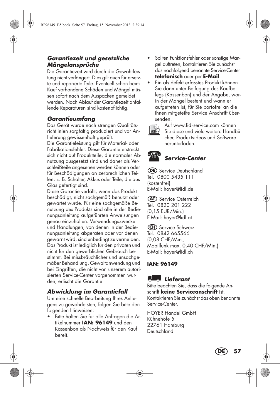 Silvercrest SECM 12 A1 User Manual | Page 59 / 62