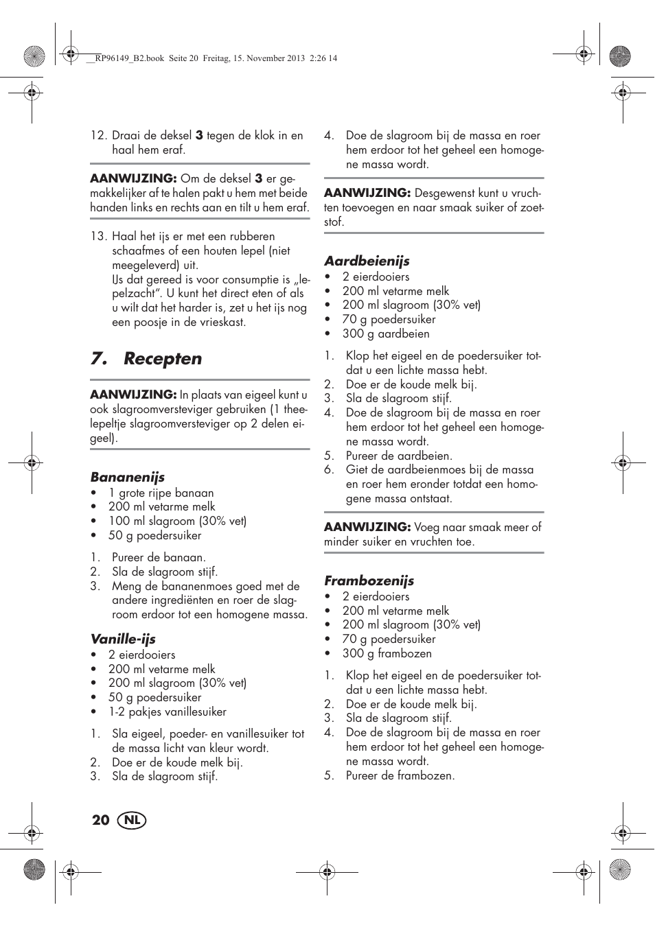 Recepten | Silvercrest SECM 12 A1 User Manual | Page 22 / 46