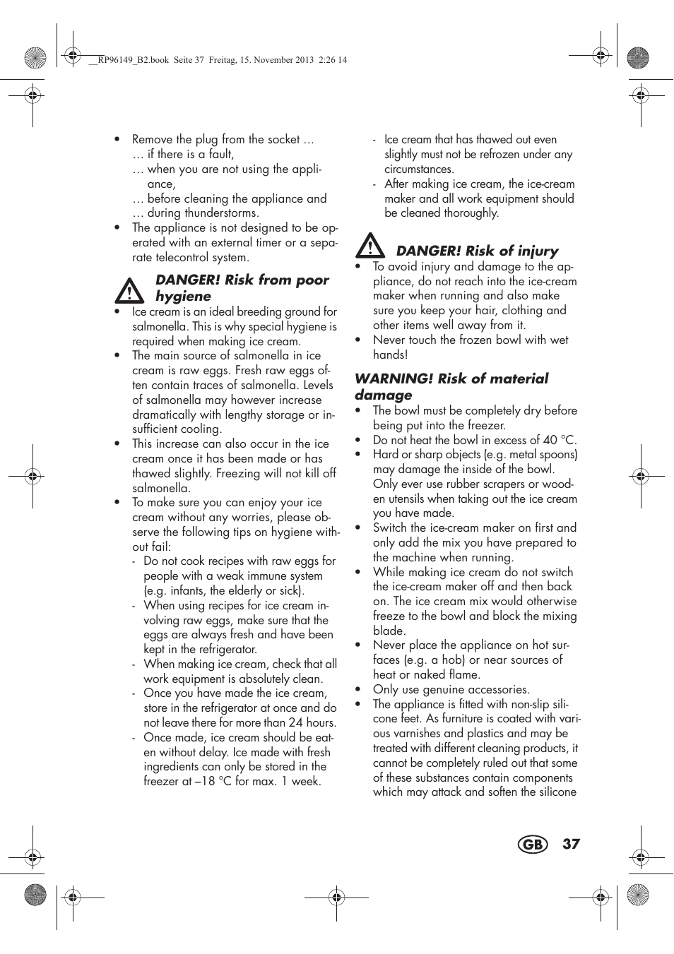 Silvercrest SECM 12 A1 User Manual | Page 39 / 46