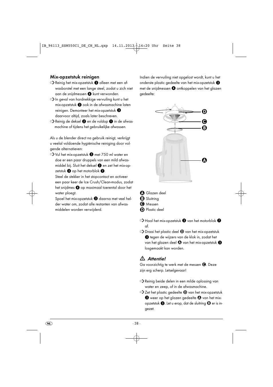 Silvercrest SSM 550 C1 User Manual | Page 41 / 53