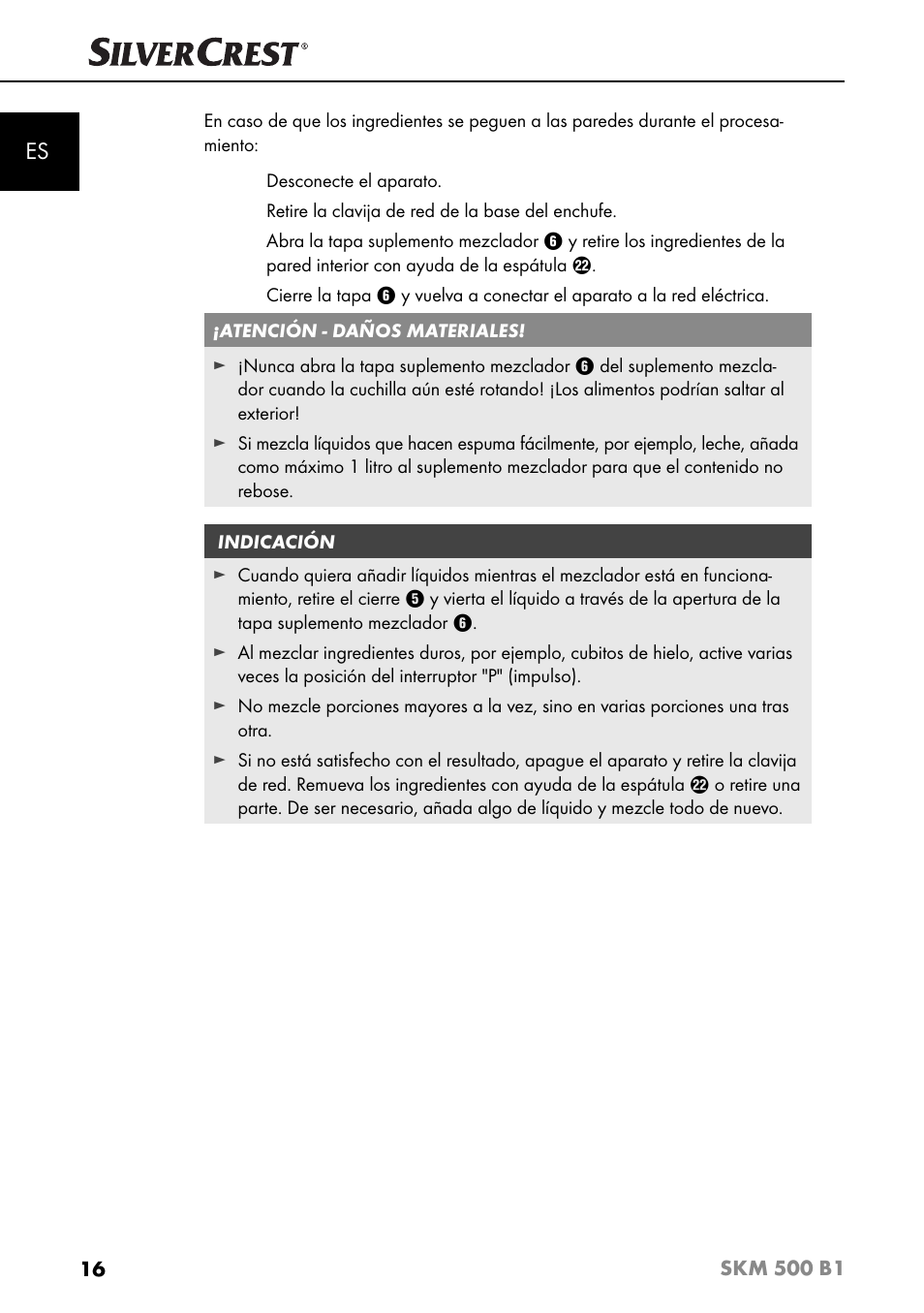 Silvercrest SKM 500 B1 User Manual | Page 19 / 154