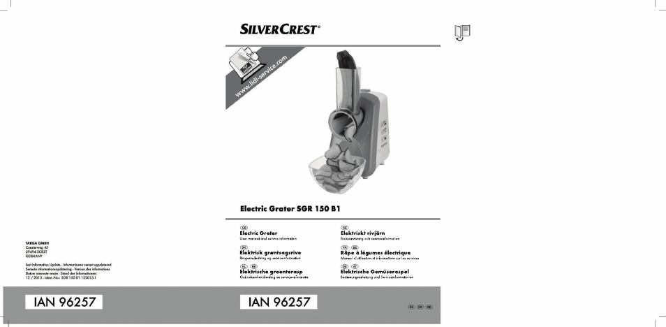 Silvercrest SGR 150 B1 User Manual | 106 pages