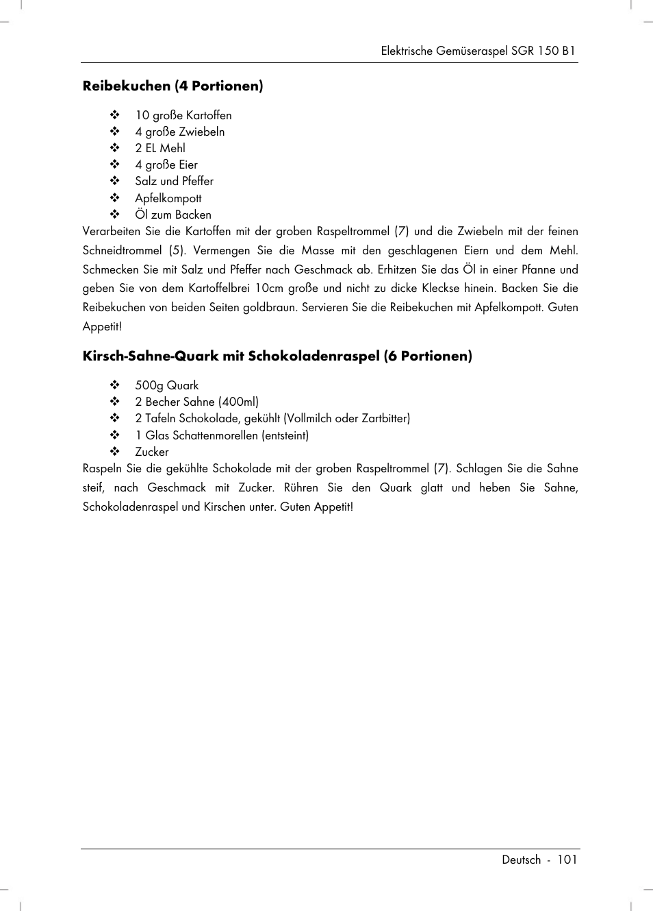Silvercrest SGR 150 B1 User Manual | Page 103 / 106