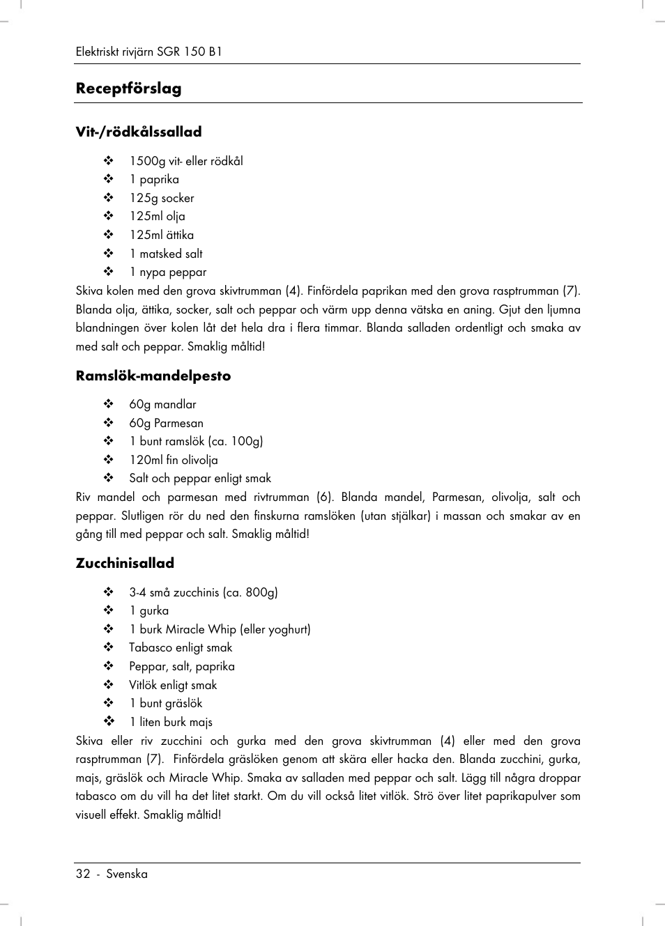 Silvercrest SGR 150 B1 User Manual | Page 34 / 106