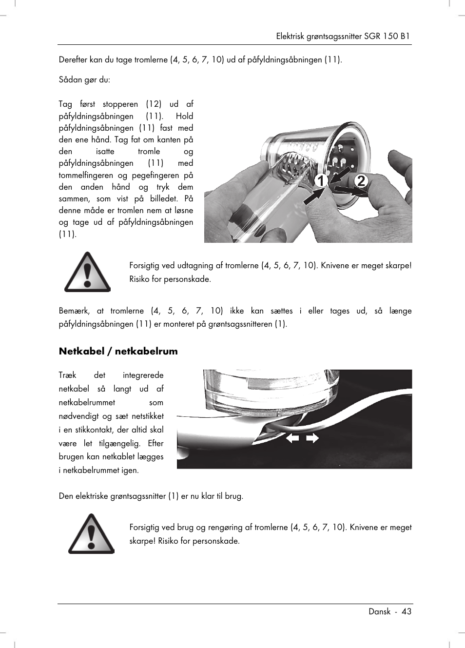 Silvercrest SGR 150 B1 User Manual | Page 45 / 106