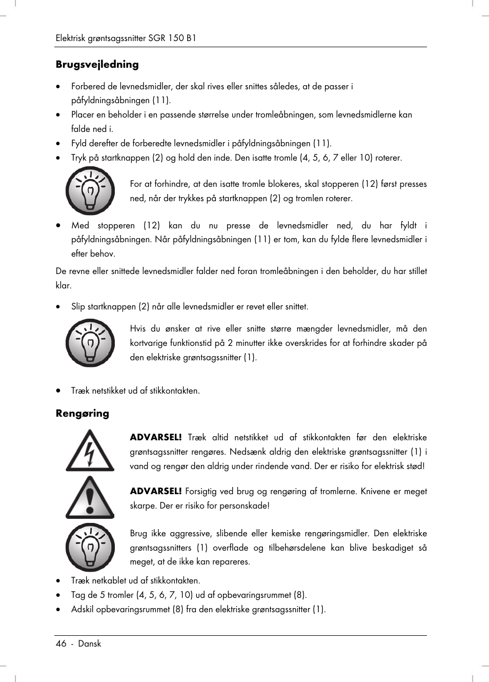 Silvercrest SGR 150 B1 User Manual | Page 48 / 106