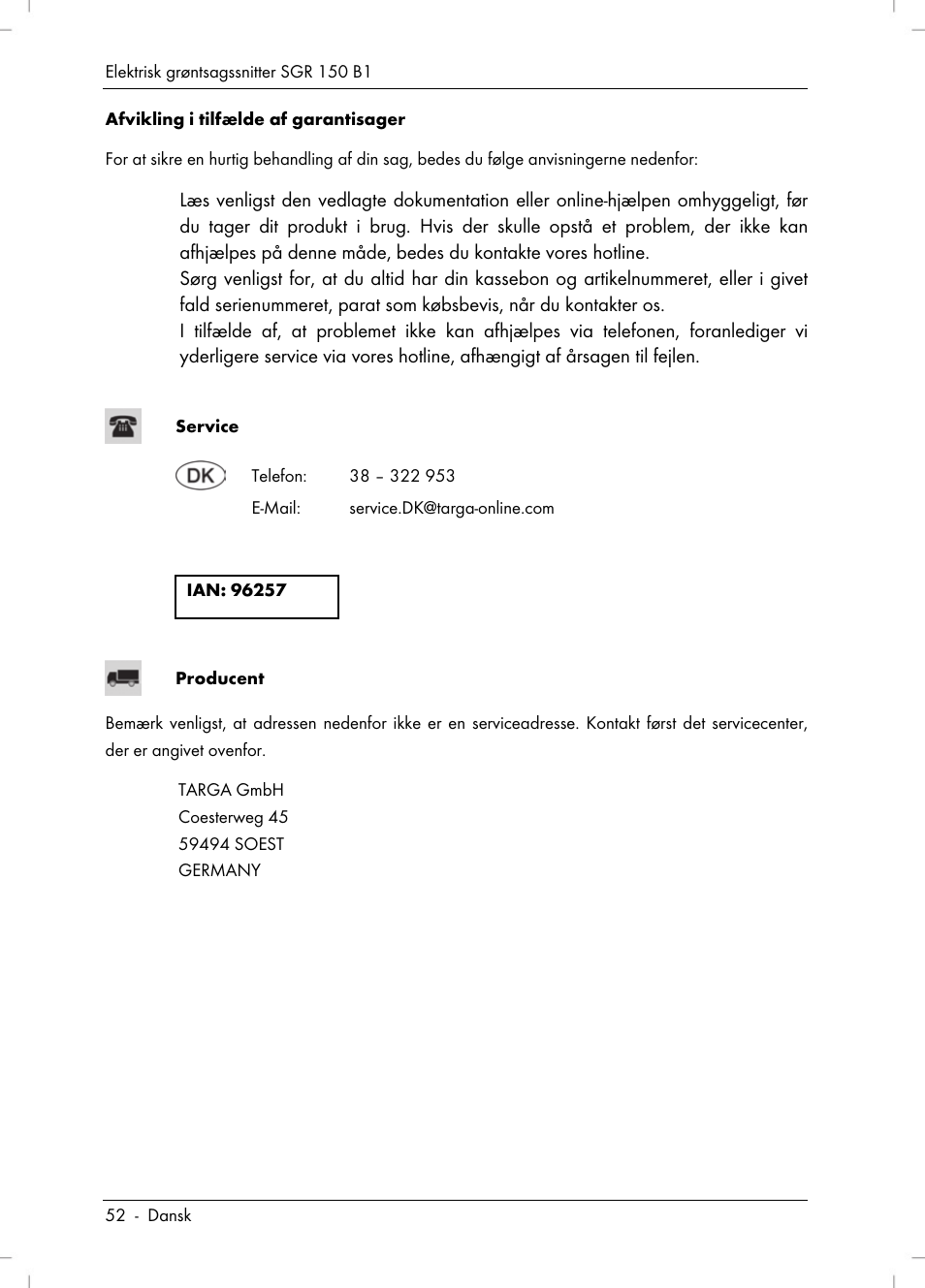 Silvercrest SGR 150 B1 User Manual | Page 54 / 106