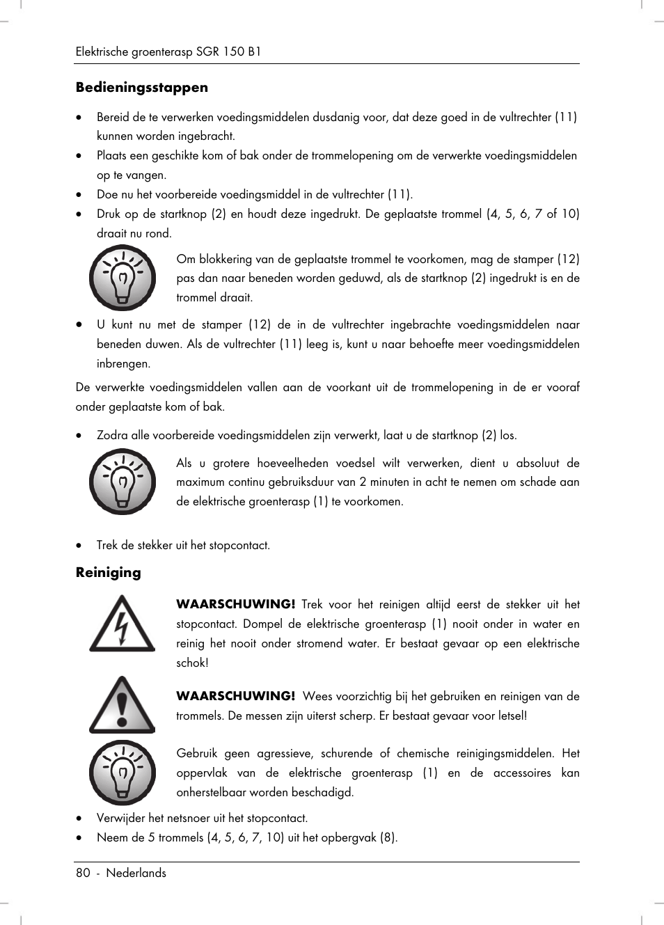 Silvercrest SGR 150 B1 User Manual | Page 82 / 106