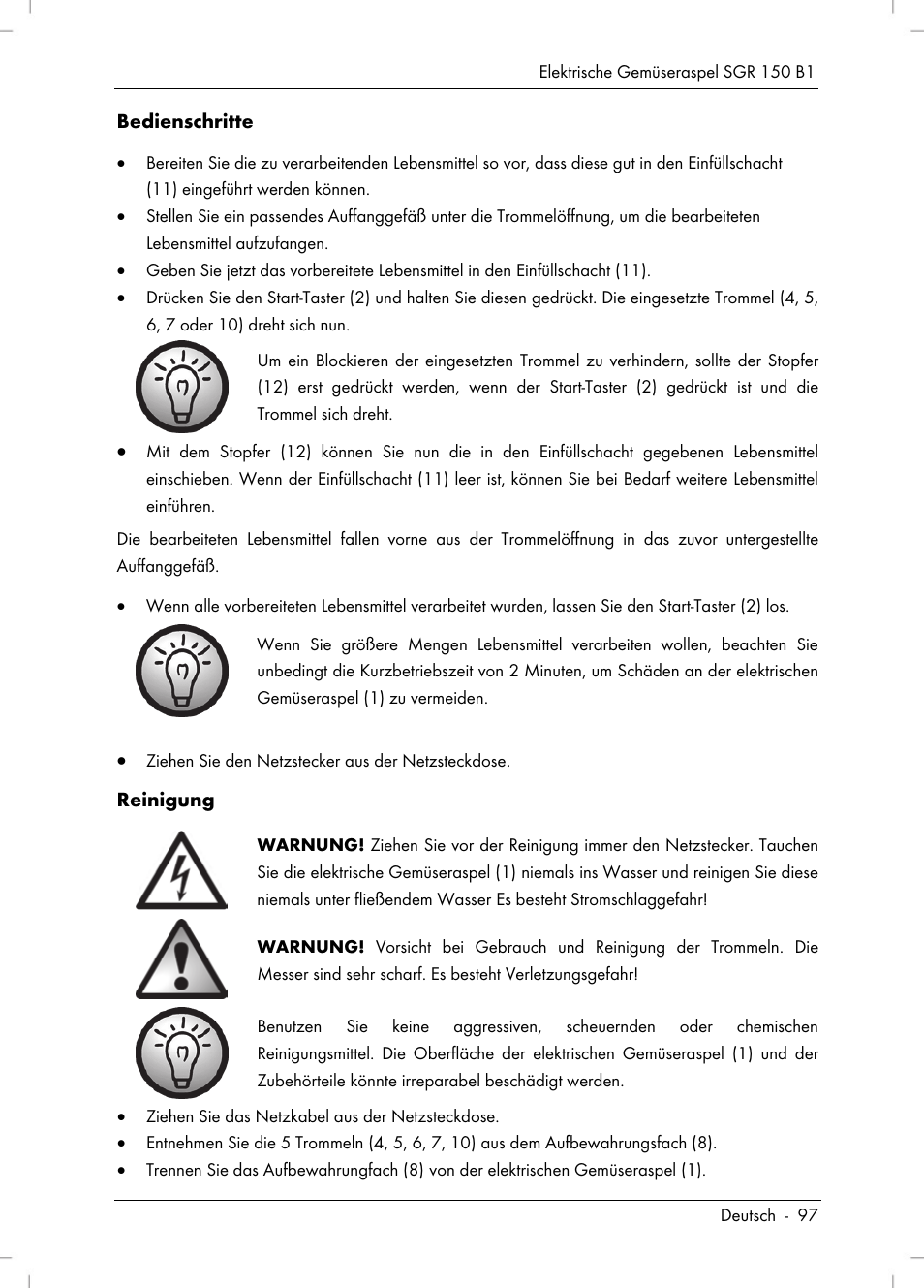 Silvercrest SGR 150 B1 User Manual | Page 99 / 106