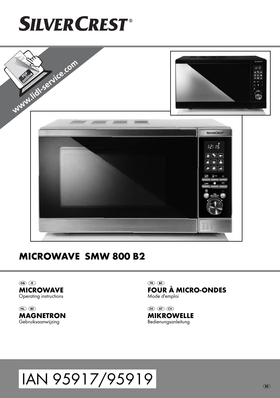 Silvercrest SMW 800 B2 User Manual | 91 pages