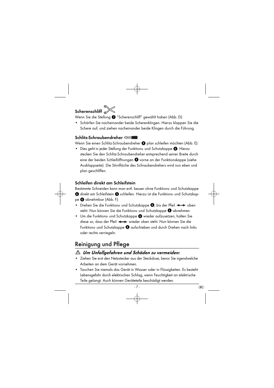 Reinigung und pflege, Um unfallgefahren und schäden zu vermeiden | Silvercrest SEAS 20 A1 User Manual | Page 10 / 54