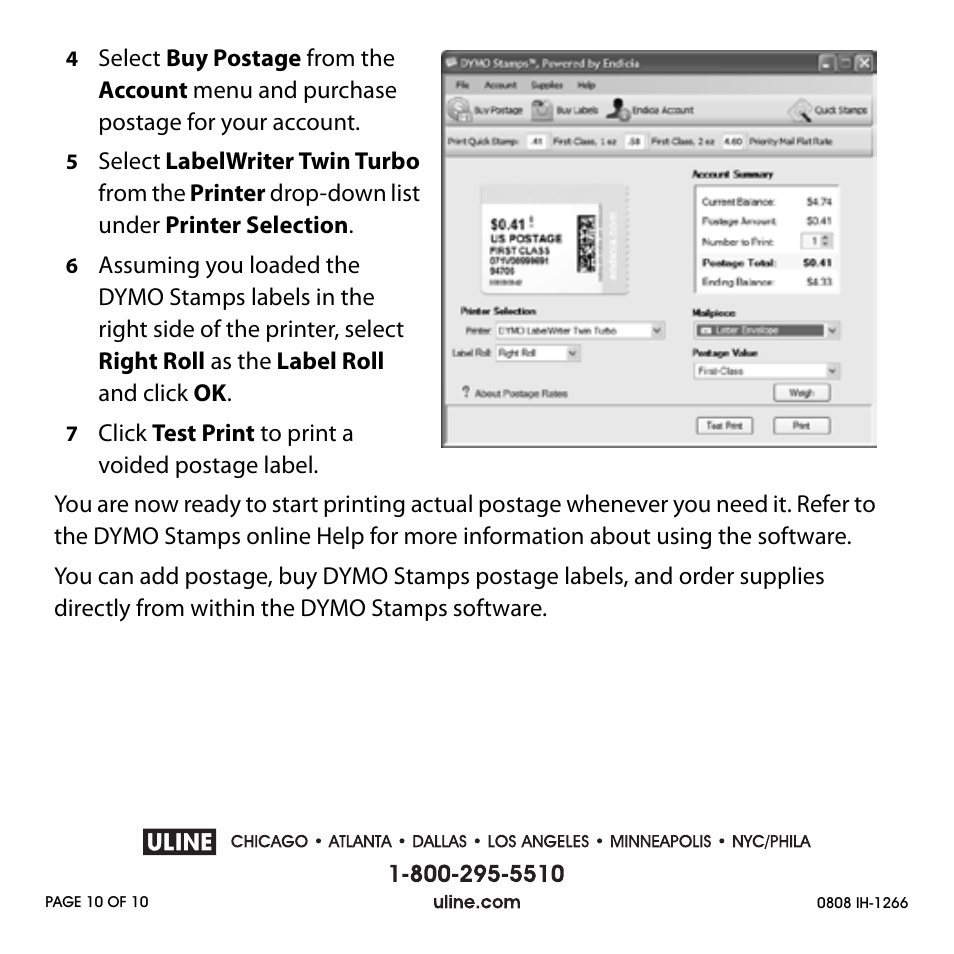 Dymo H-1266 User Manual | Page 10 / 10