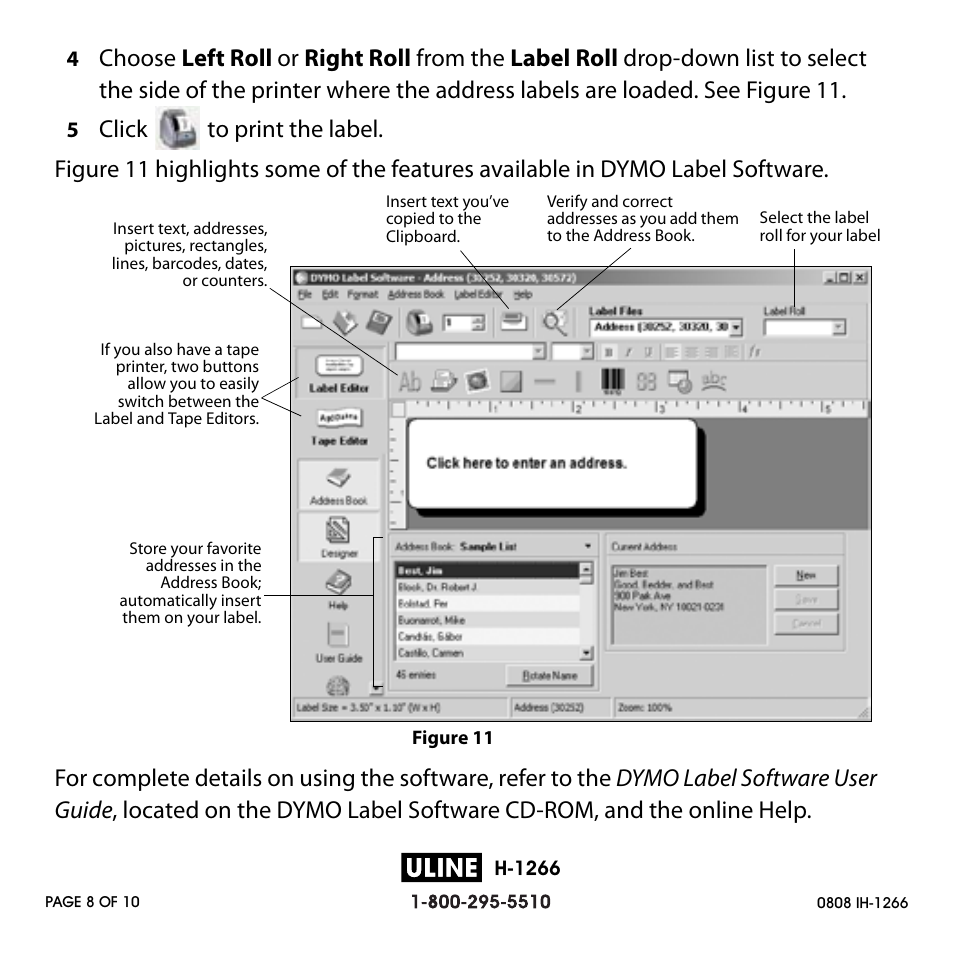 Dymo H-1266 User Manual | Page 8 / 10