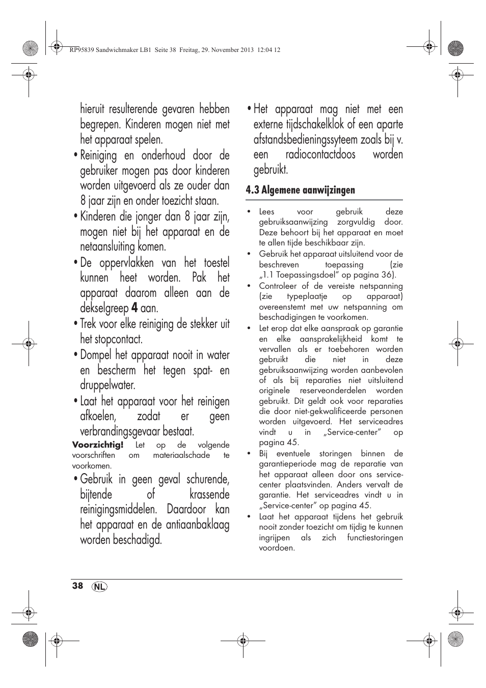 Silvercrest SSWM 1400 A1 User Manual | Page 40 / 58