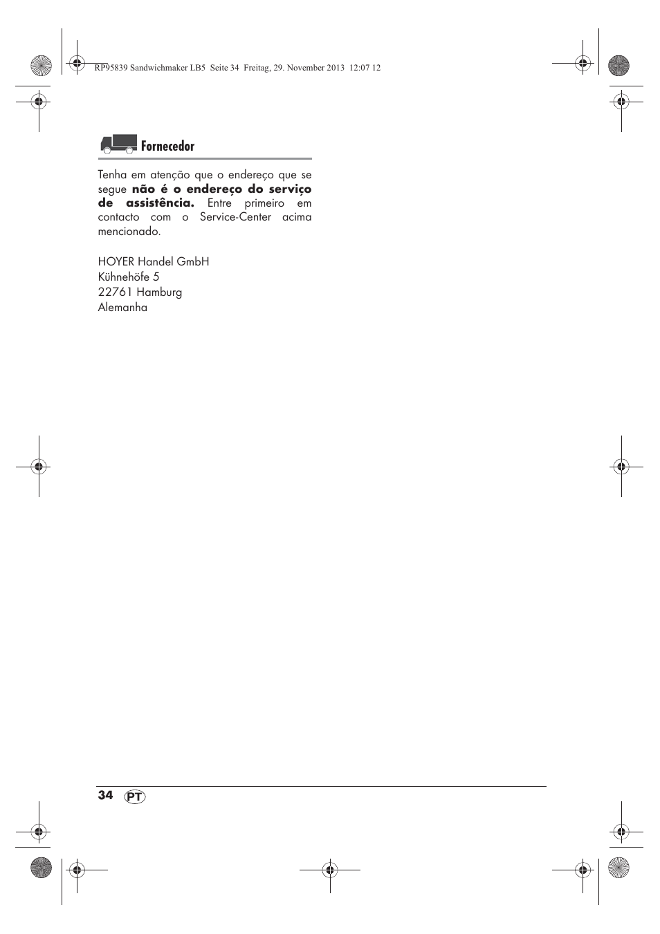 Fornecedor | Silvercrest SSWM 1400 A1 User Manual | Page 36 / 58