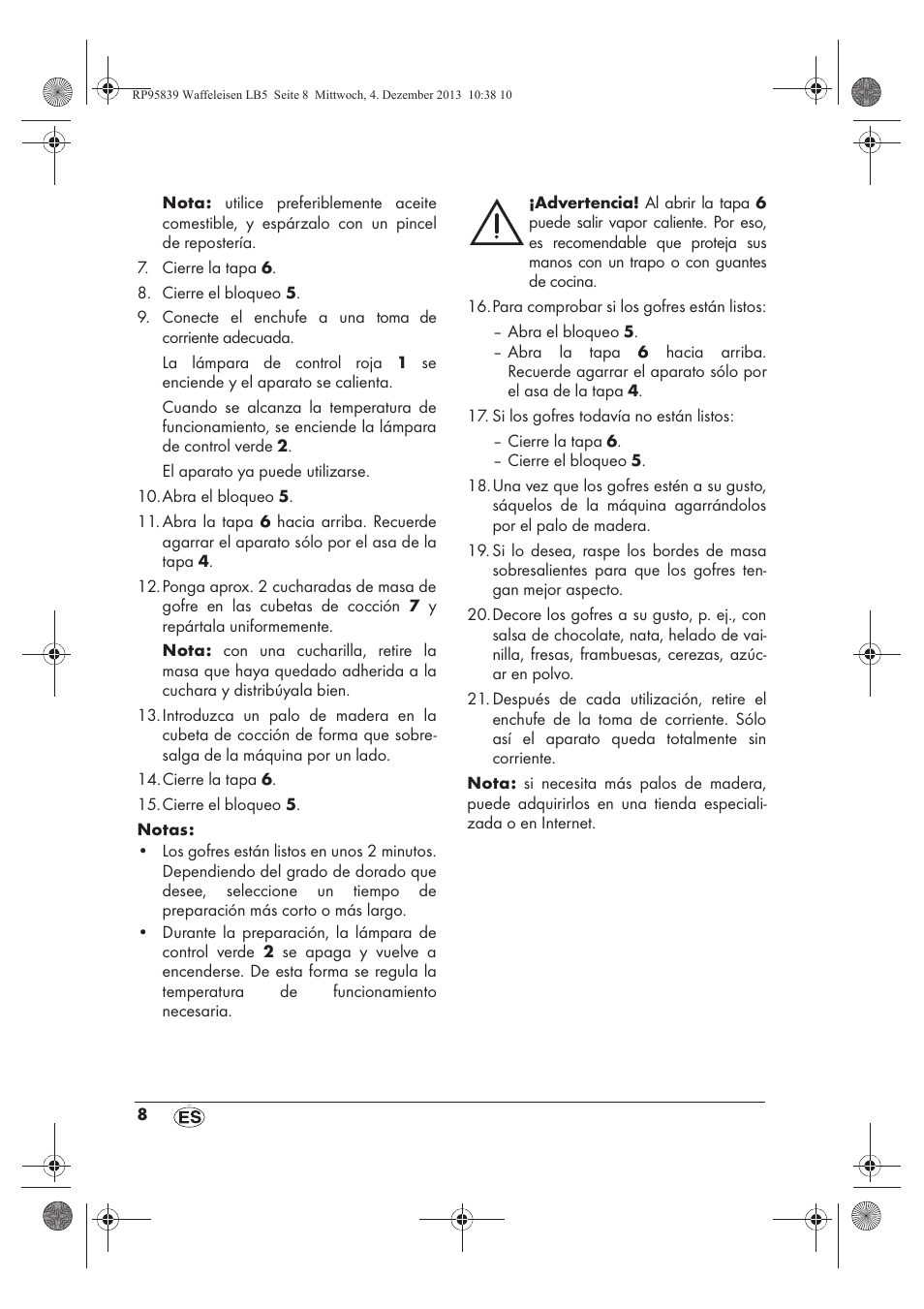 Silvercrest SSWE 1400 A1 User Manual | Page 10 / 58