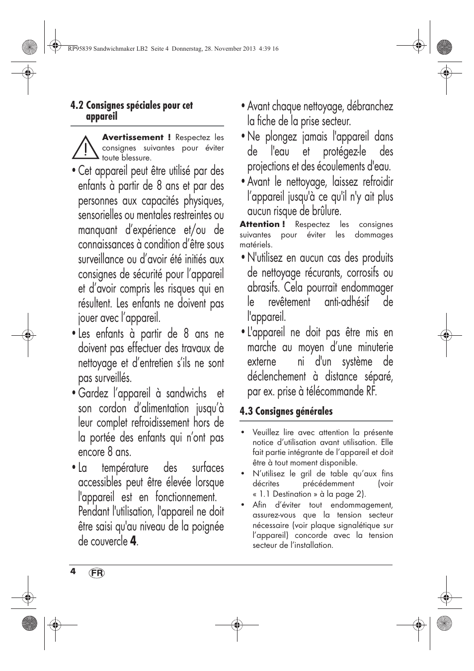 Silvercrest SSWM 1400 A1 User Manual | Page 6 / 46