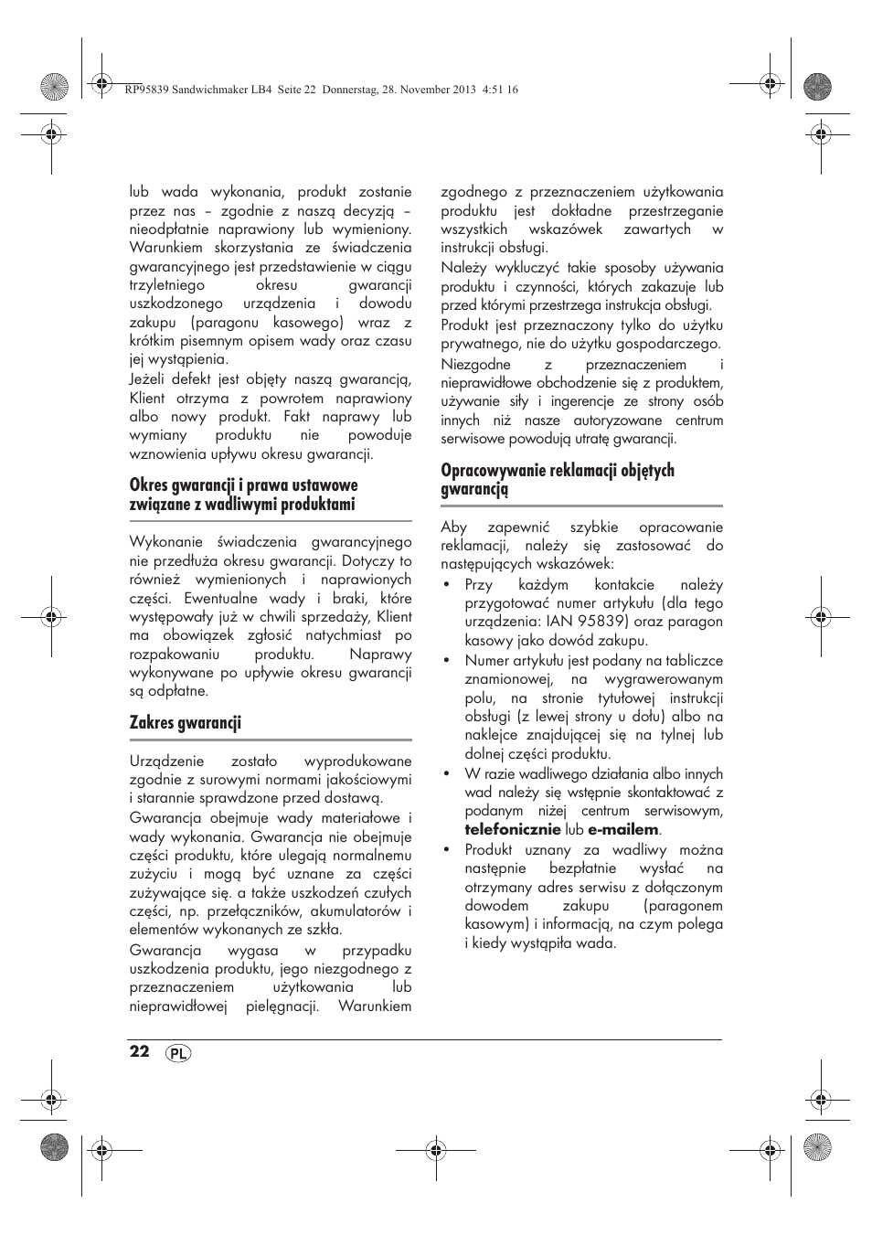 Silvercrest SSWM 1400 A1 User Manual | Page 24 / 78