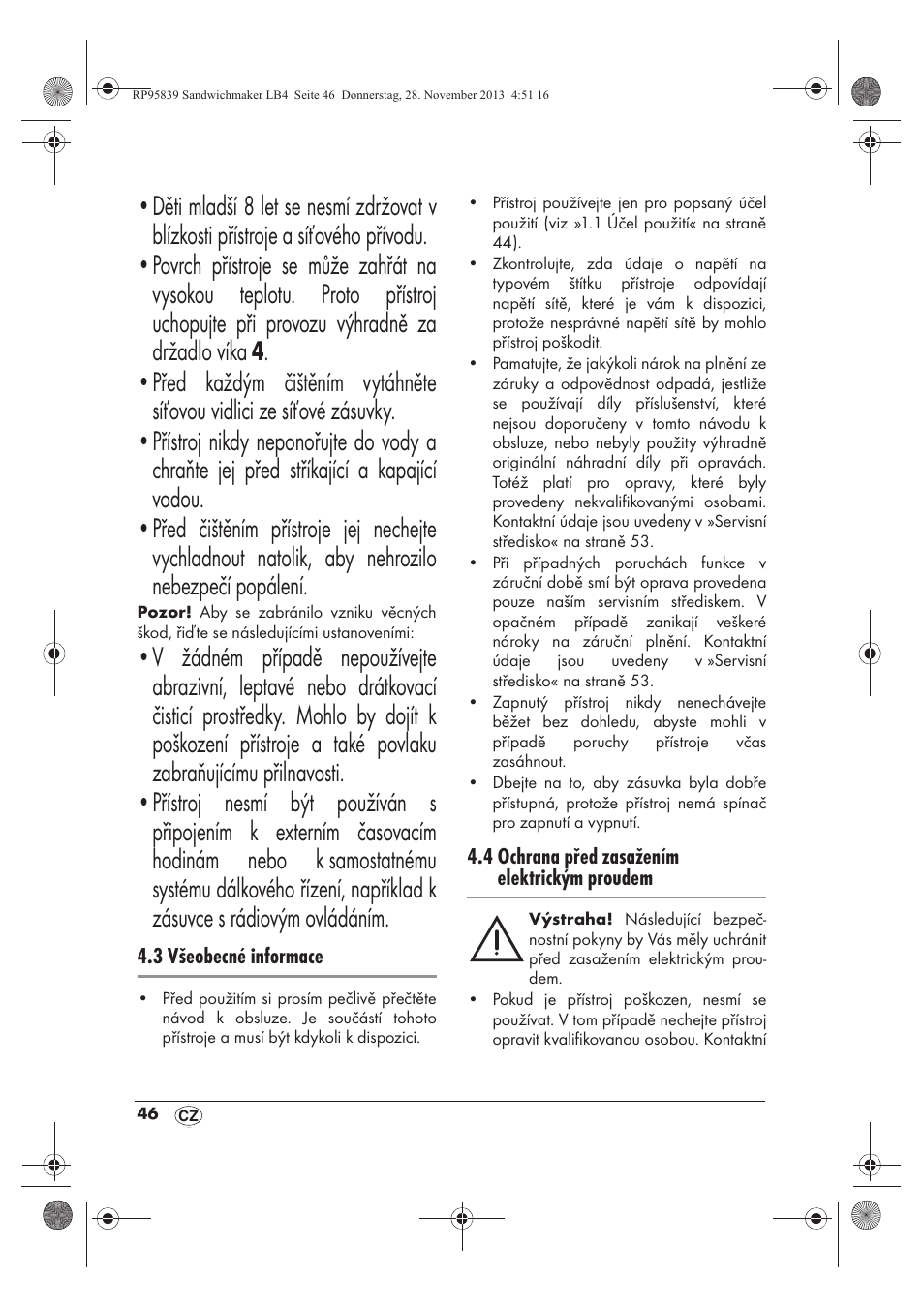 Silvercrest SSWM 1400 A1 User Manual | Page 48 / 78