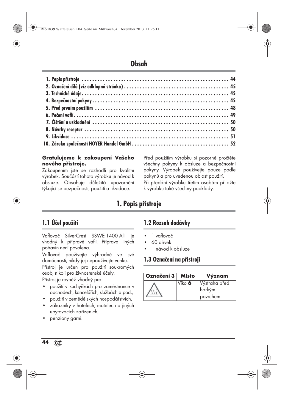 Silvercrest SSWE 1400 A1 User Manual | Page 46 / 78