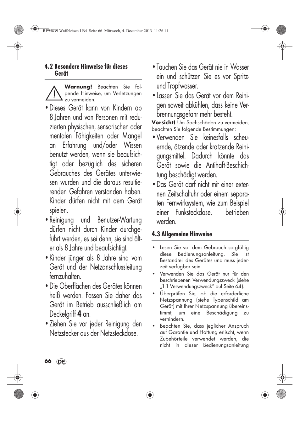 Silvercrest SSWE 1400 A1 User Manual | Page 68 / 78