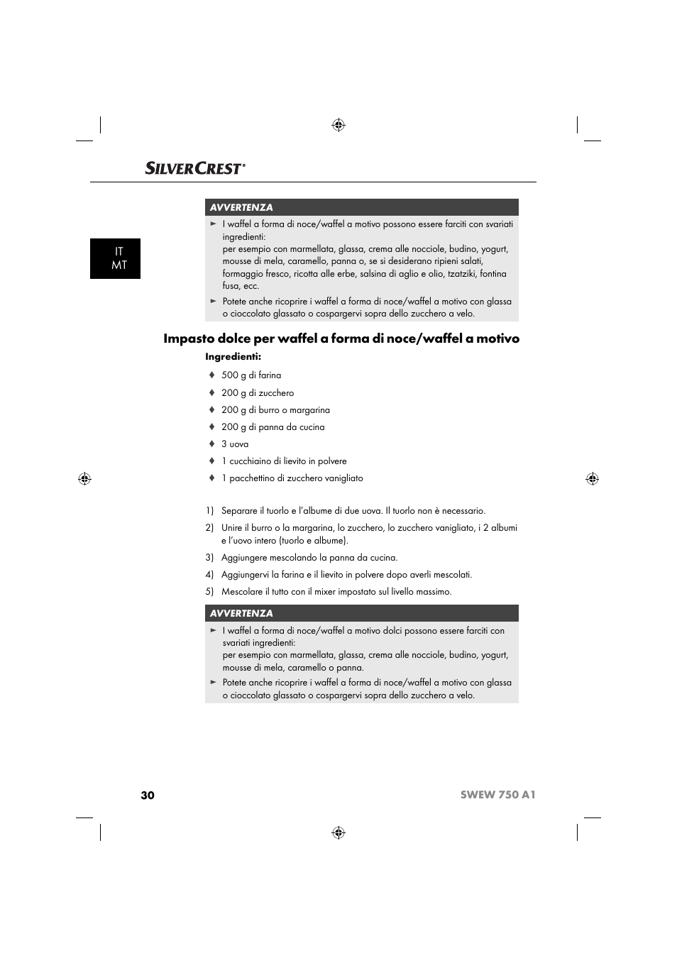 It mt | Silvercrest SWEW 750 A1 User Manual | Page 33 / 85