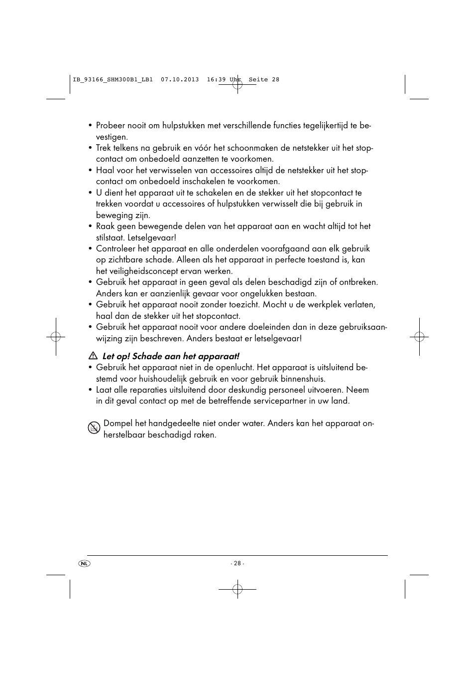 Silvercrest SHM 300 B1 User Manual | Page 31 / 43
