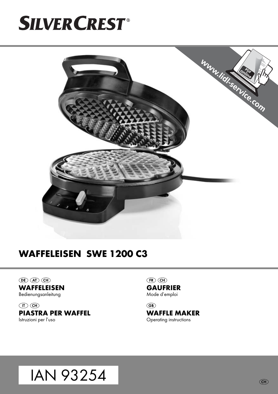 Silvercrest SWE 1200 C3 User Manual | 52 pages