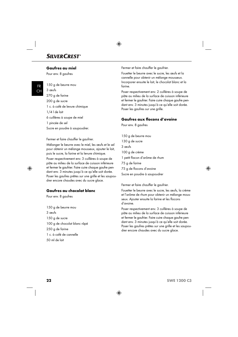 Silvercrest SWE 1200 C3 User Manual | Page 25 / 52