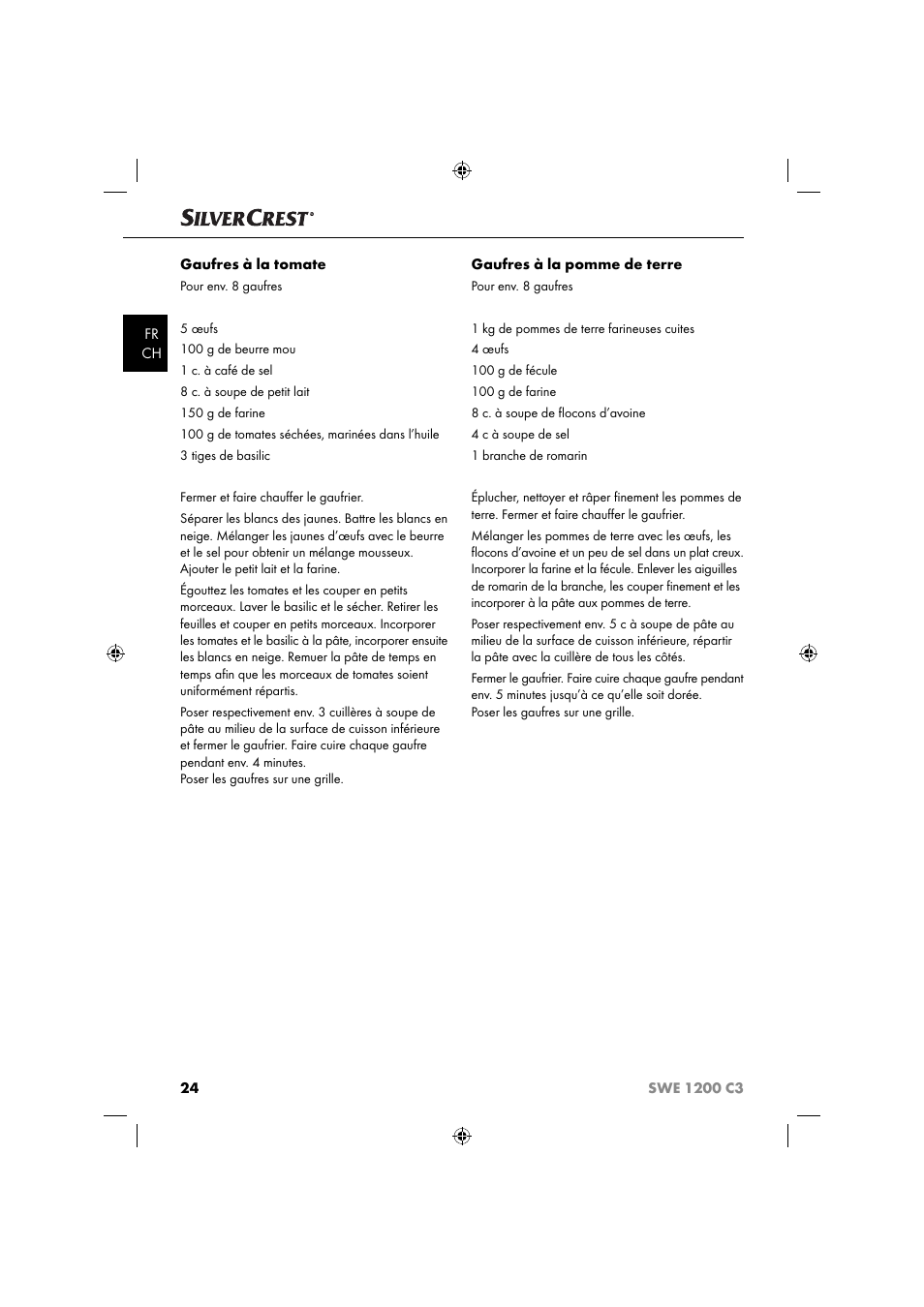 Silvercrest SWE 1200 C3 User Manual | Page 27 / 52