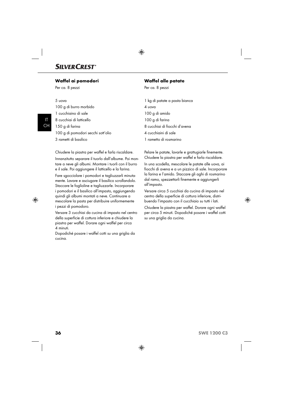Silvercrest SWE 1200 C3 User Manual | Page 39 / 52