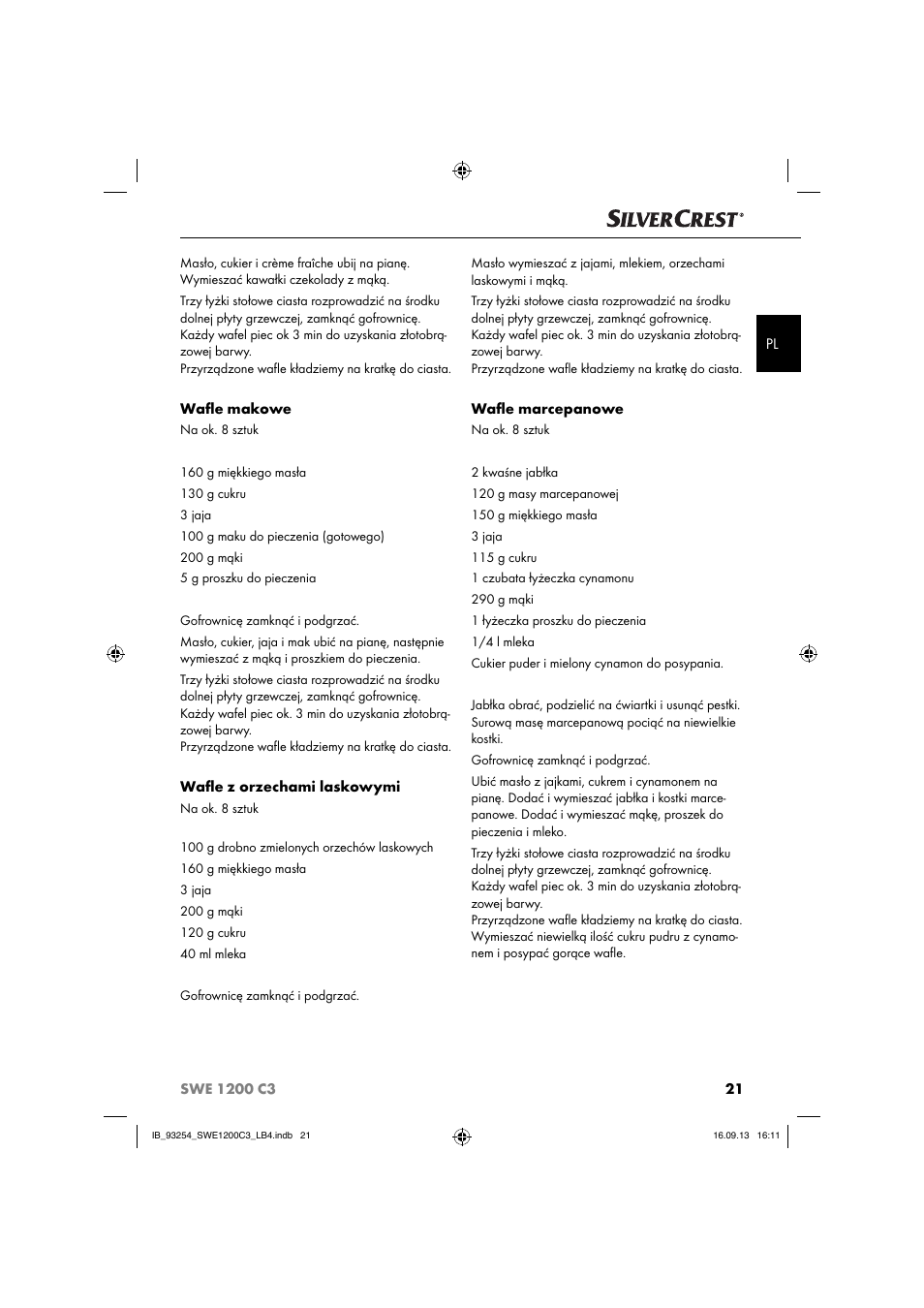 Silvercrest SWE 1200 C3 User Manual | Page 24 / 88