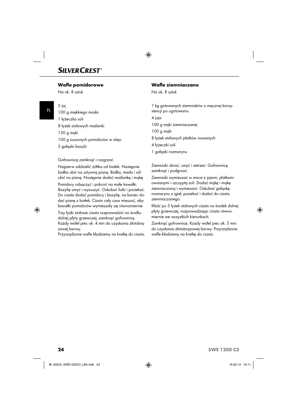 Silvercrest SWE 1200 C3 User Manual | Page 27 / 88