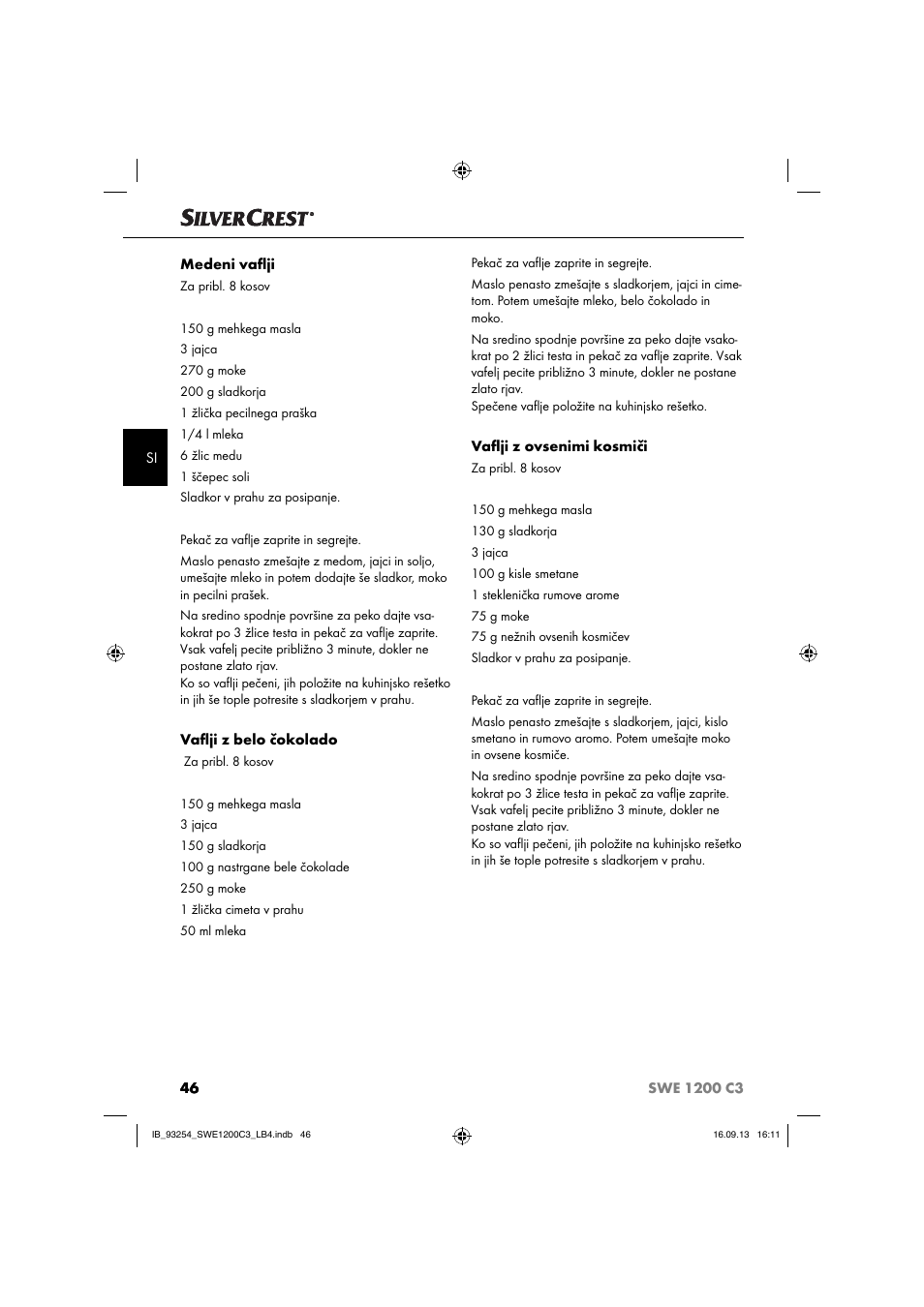 Silvercrest SWE 1200 C3 User Manual | Page 49 / 88