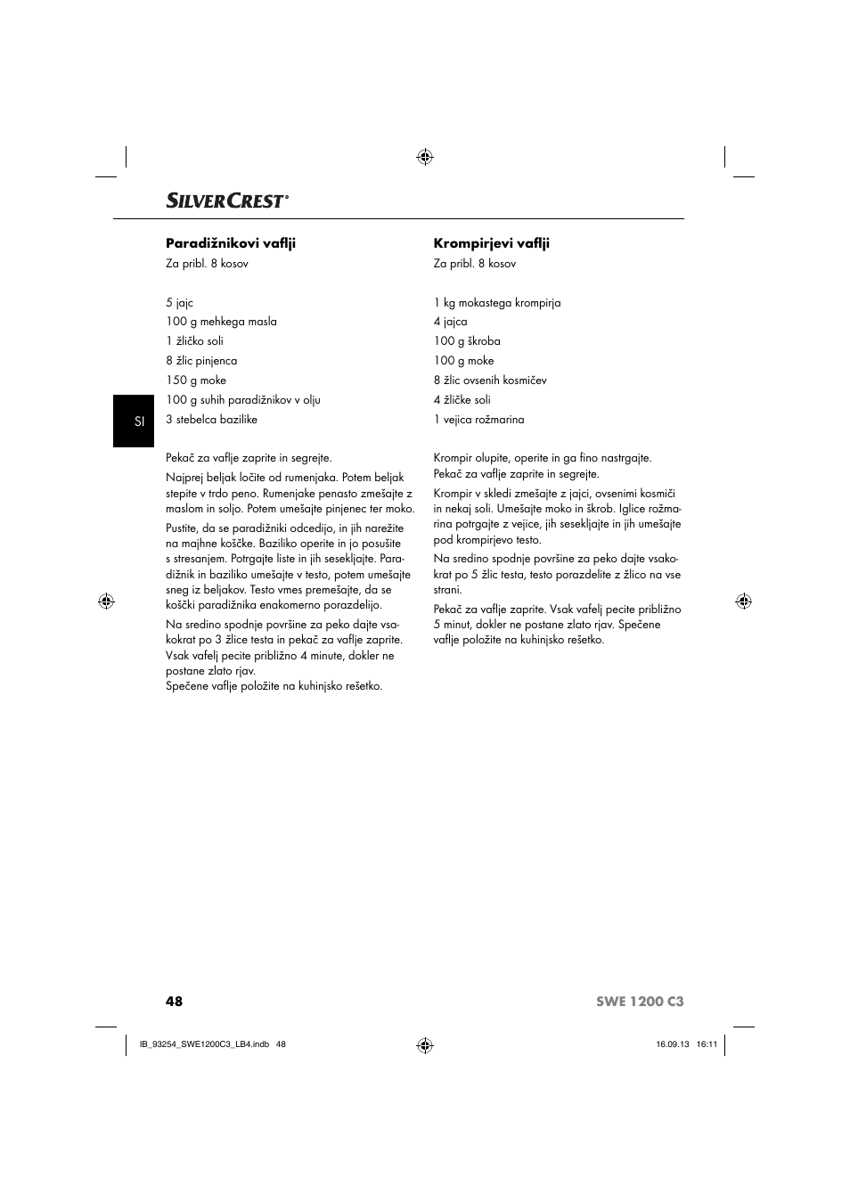Silvercrest SWE 1200 C3 User Manual | Page 51 / 88