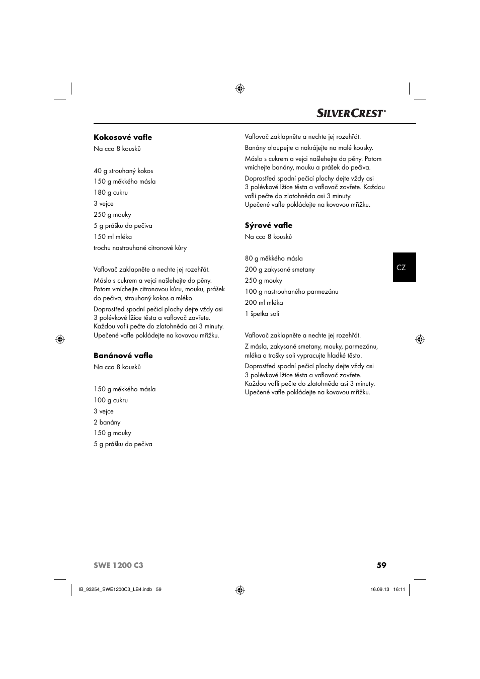 Silvercrest SWE 1200 C3 User Manual | Page 62 / 88