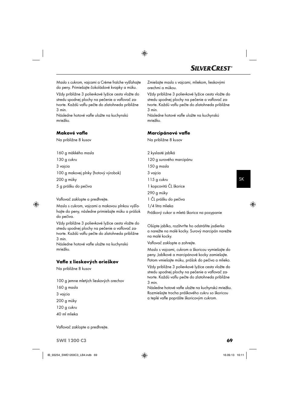 Silvercrest SWE 1200 C3 User Manual | Page 72 / 88