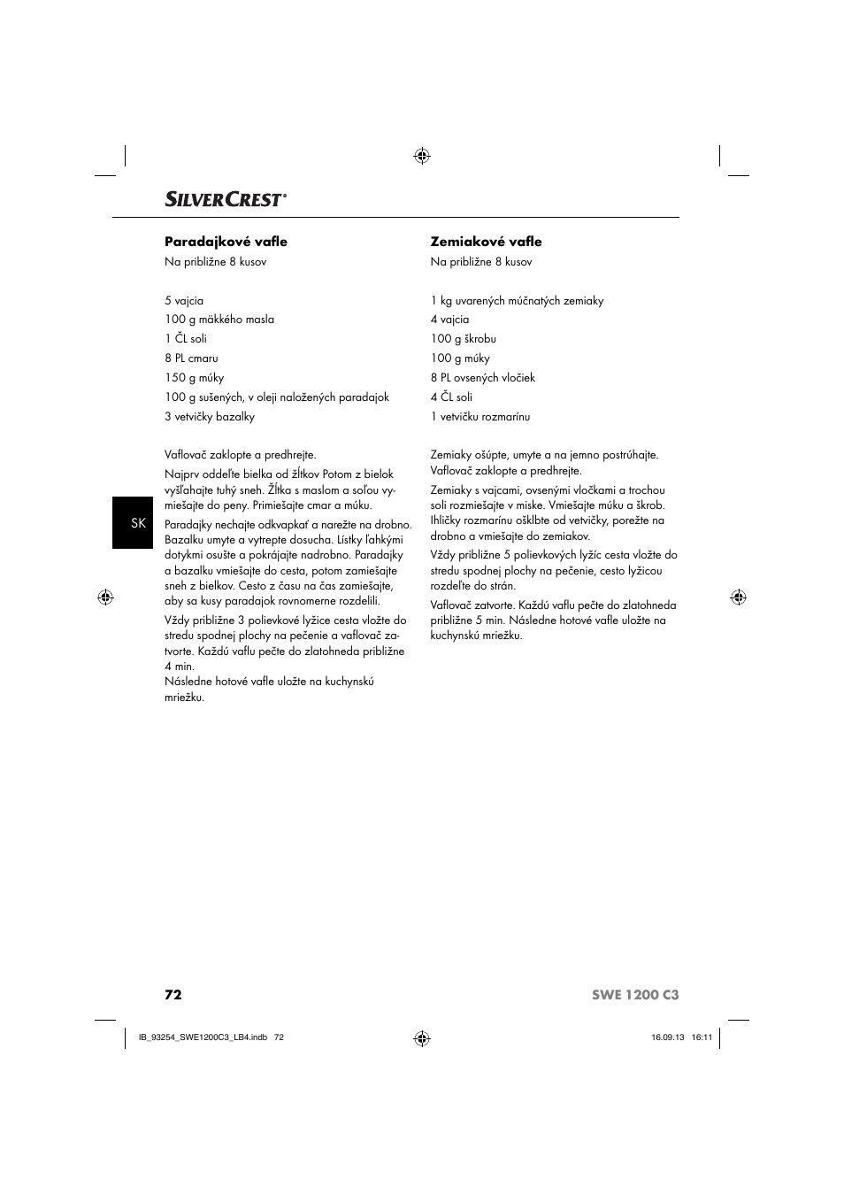 Silvercrest SWE 1200 C3 User Manual | Page 75 / 88