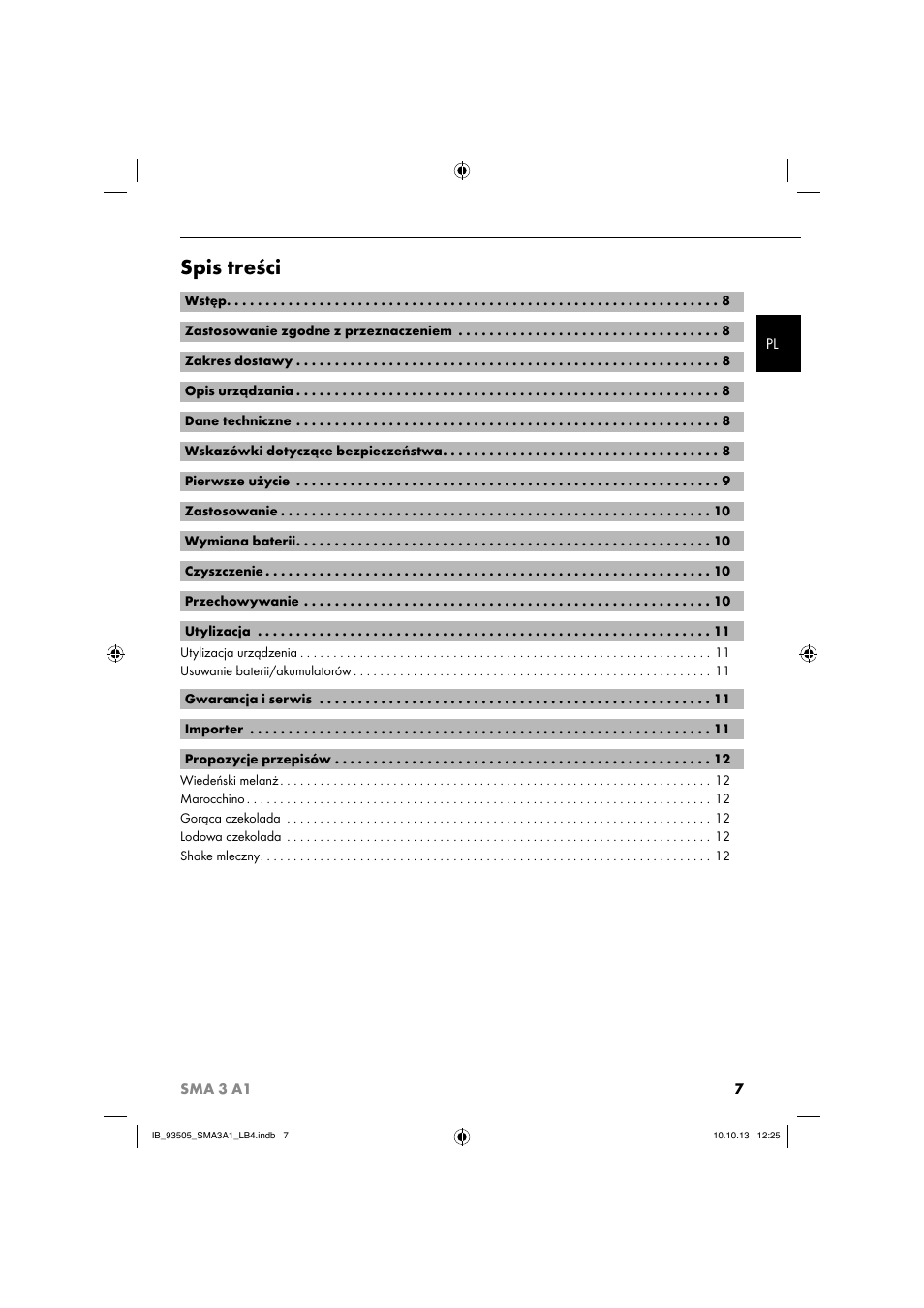 Silvercrest SMA 3 A1 User Manual | Page 10 / 34