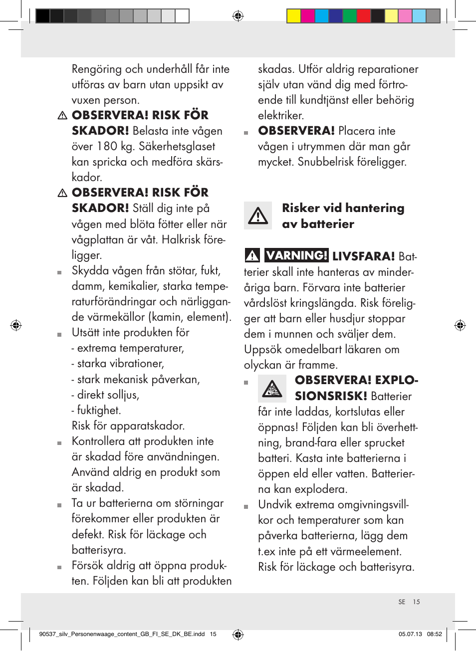 Silvercrest Z31690/Z31279A User Manual | Page 15 / 37