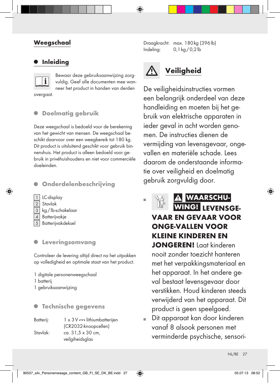 Silvercrest Z31690/Z31279A User Manual | Page 27 / 37