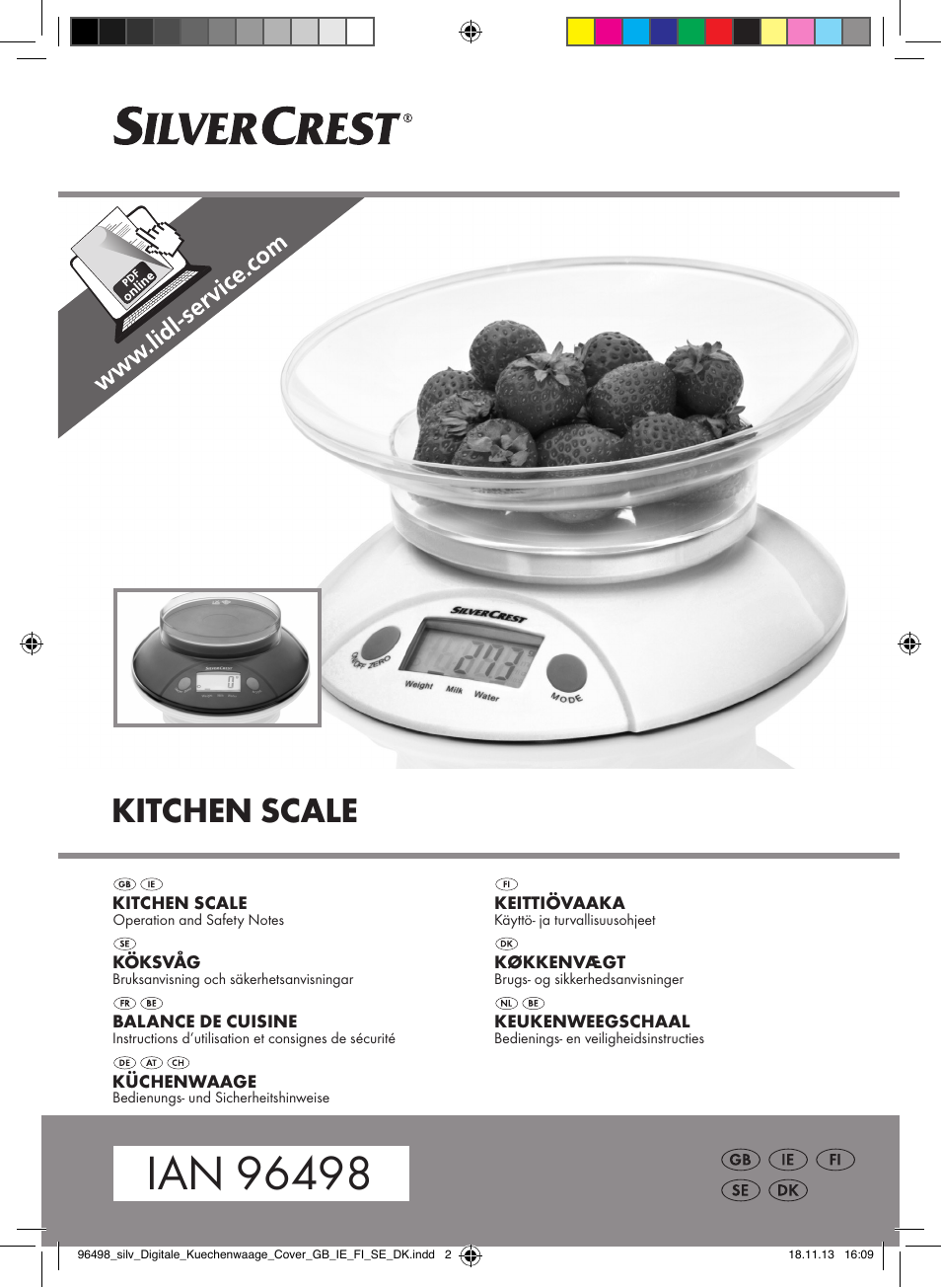 Silvercrest Z29852A/Z29852B User Manual | 67 pages