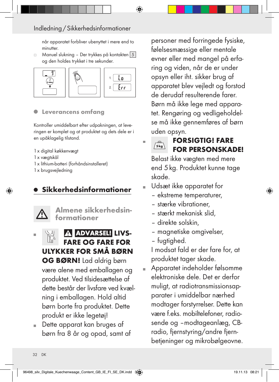 Silvercrest Z29852A/Z29852B User Manual | Page 32 / 67