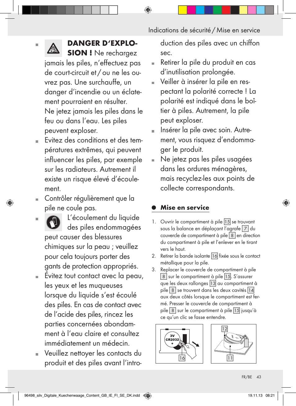 Silvercrest Z29852A/Z29852B User Manual | Page 43 / 67