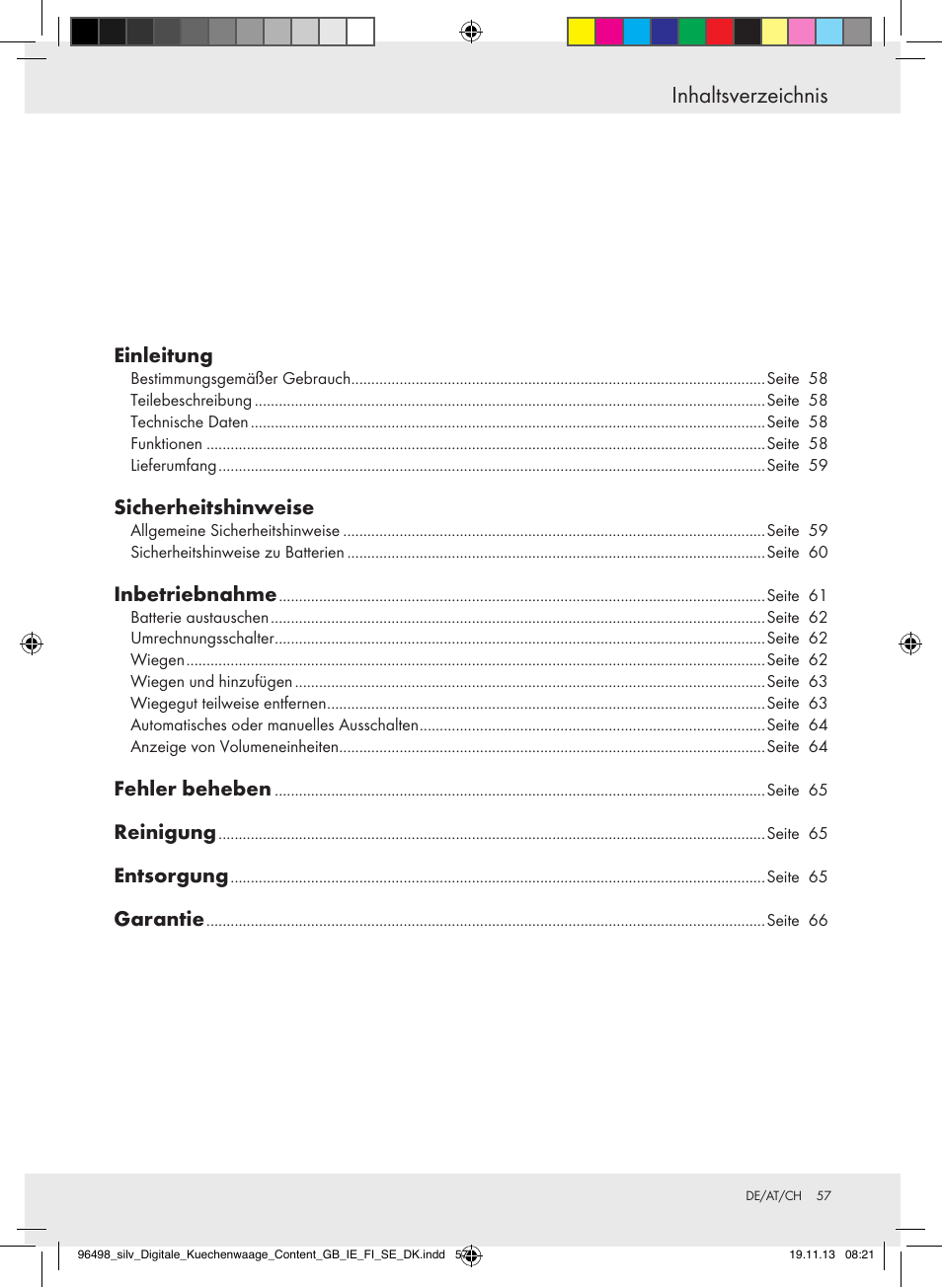 Silvercrest Z29852A/Z29852B User Manual | Page 57 / 67