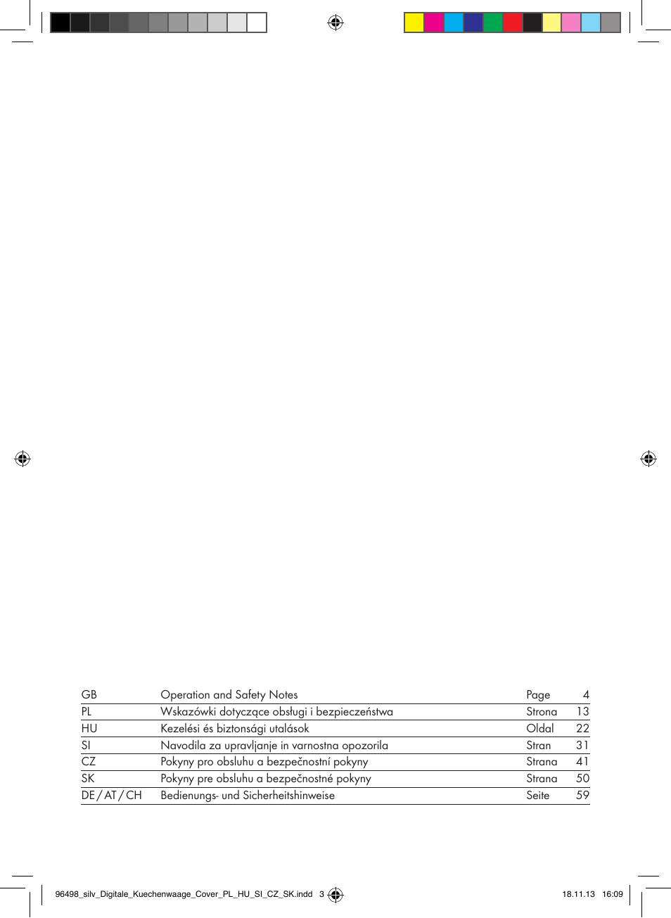 Silvercrest Z29852A/Z29852B User Manual | Page 2 / 69