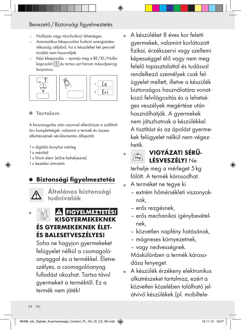 Silvercrest Z29852A/Z29852B User Manual | Page 24 / 69