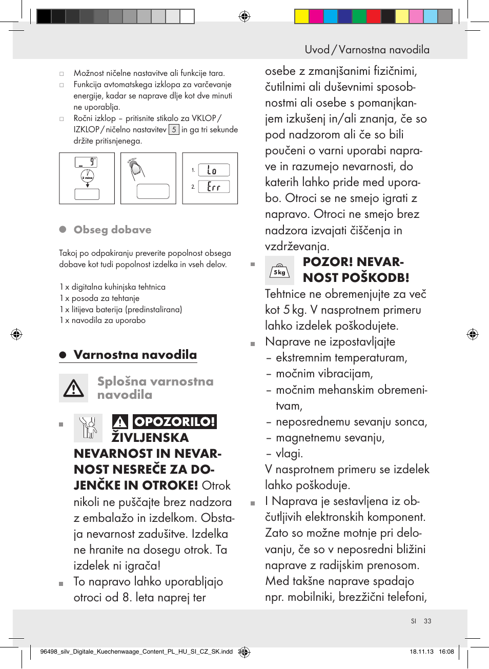 Silvercrest Z29852A/Z29852B User Manual | Page 33 / 69