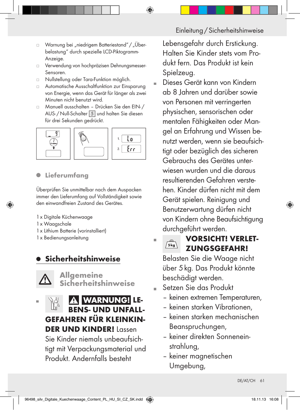 Silvercrest Z29852A/Z29852B User Manual | Page 61 / 69