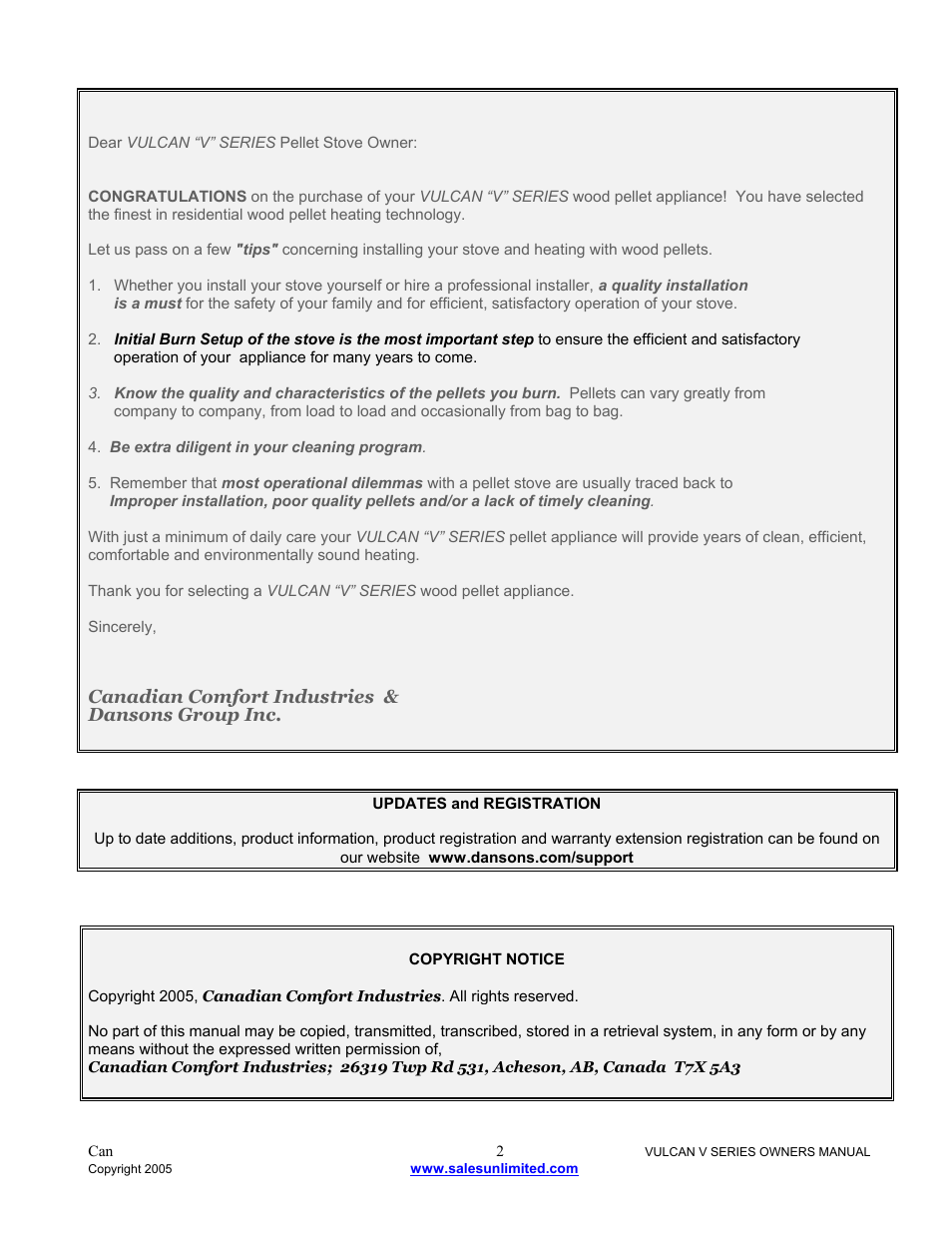 Dansons Group CC3 User Manual | Page 2 / 37